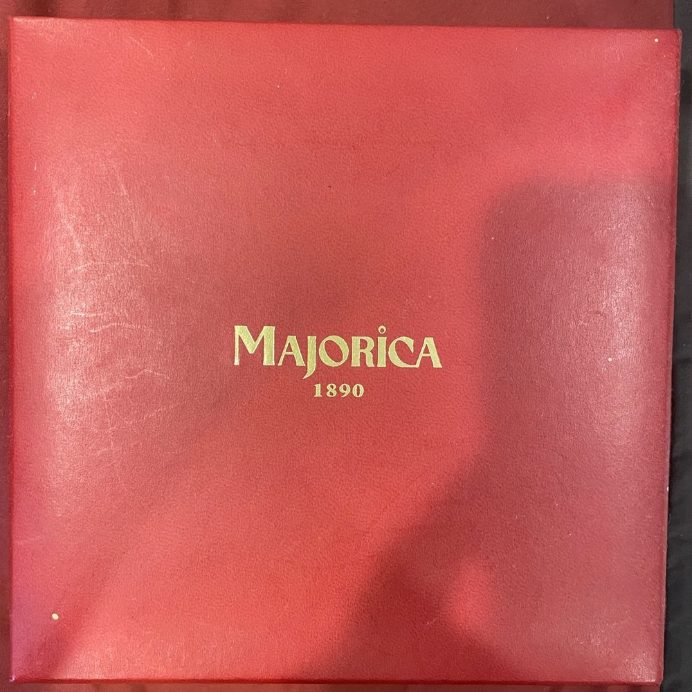 Majorica Red Jewelry Box